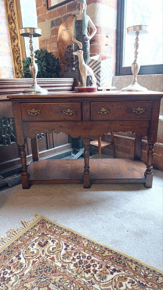 Titchmarsh & Goodwin Solid Oak Pot-Board Dresser Base