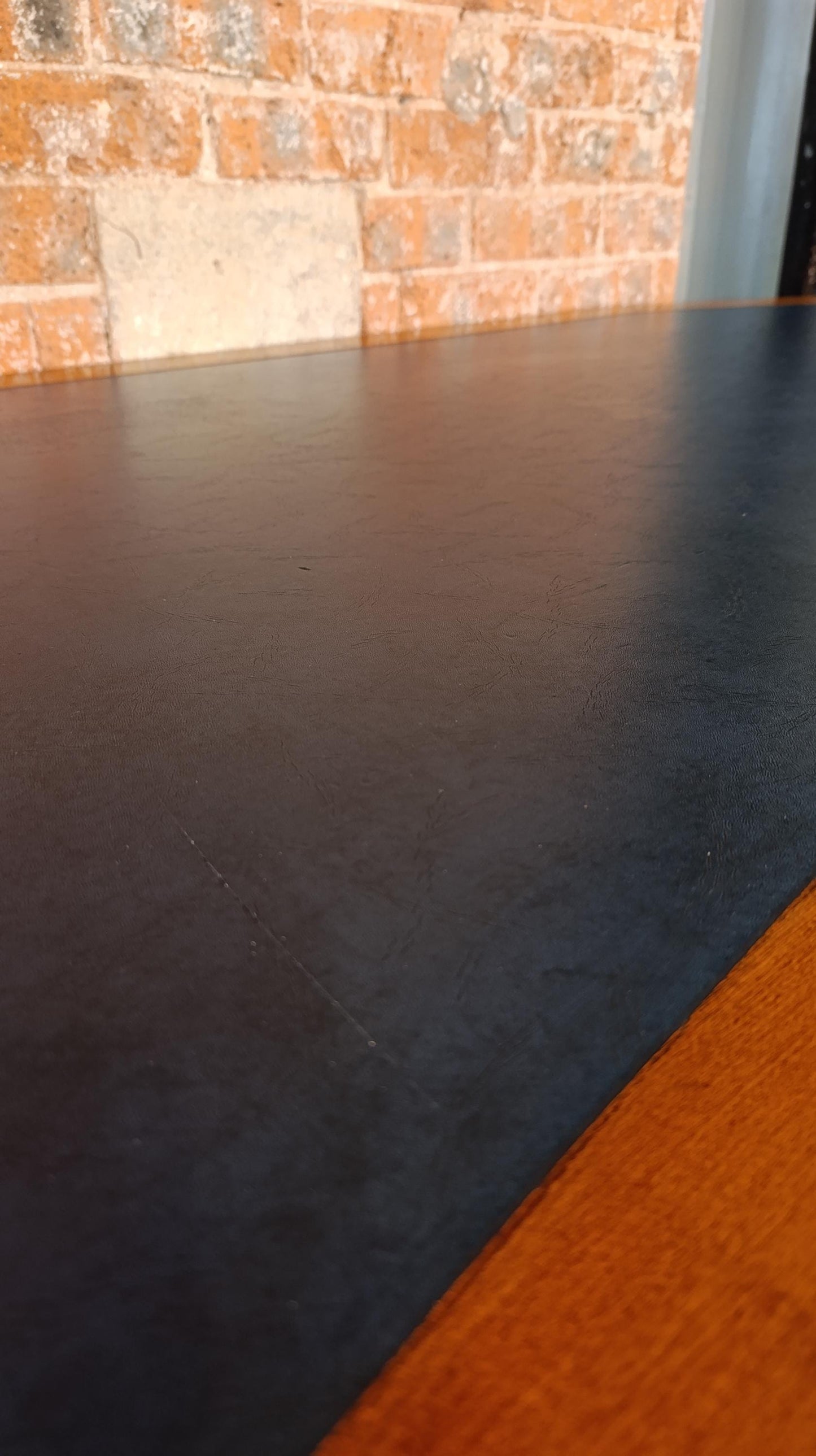 Vintage 1970s Retro Desk - Teak & Rosewood with Unique Aircraft Wing Shape