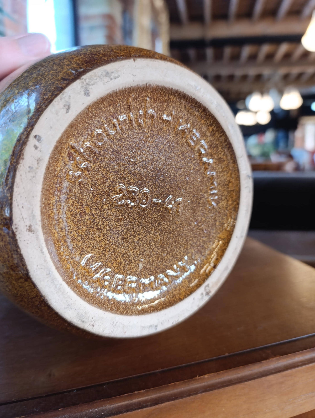 Scheurich Keramik West German Fat Lava Floor Vase — photograph 4