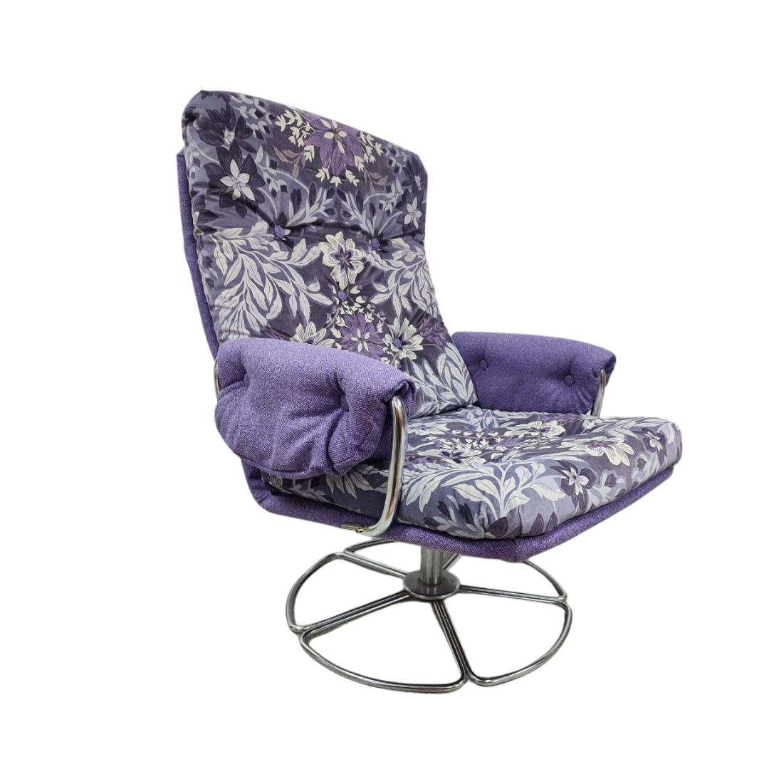 Purple outlet glider chair