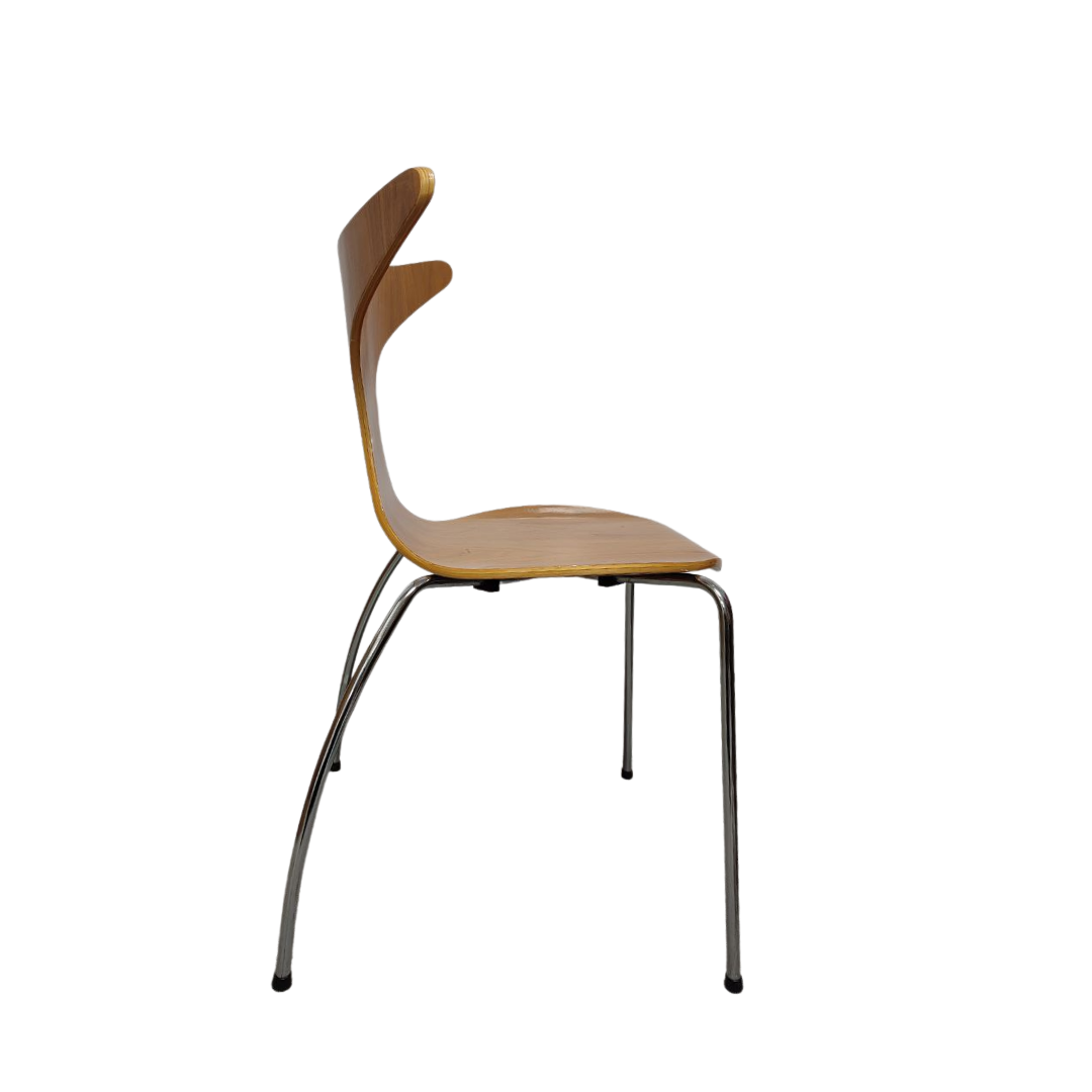 Set of 4 Danish Dining Chairs by Bjarke Nielsen for Dan-Form