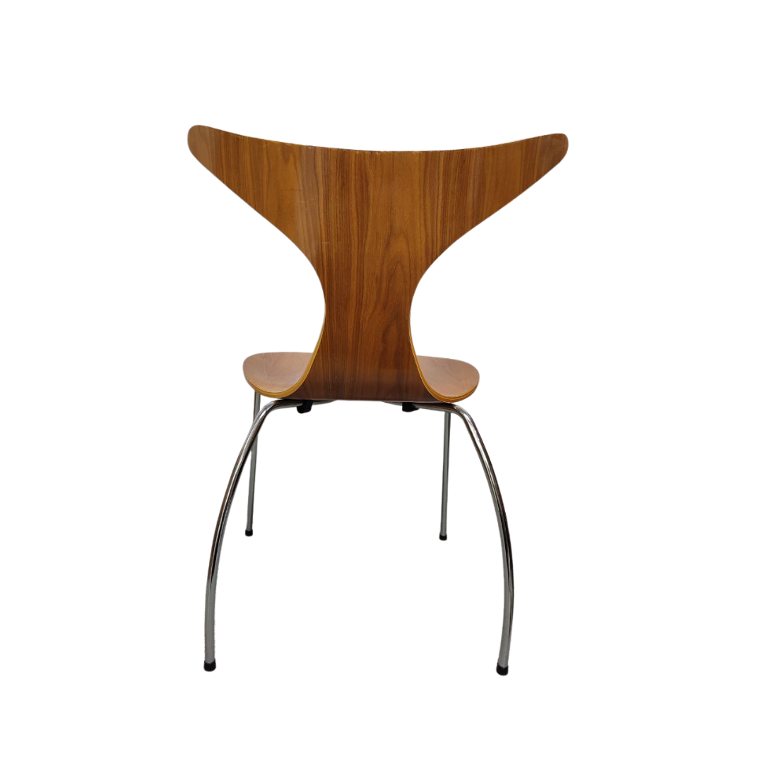 Set of 4 Danish Dining Chairs by Bjarke Nielsen for Dan-Form