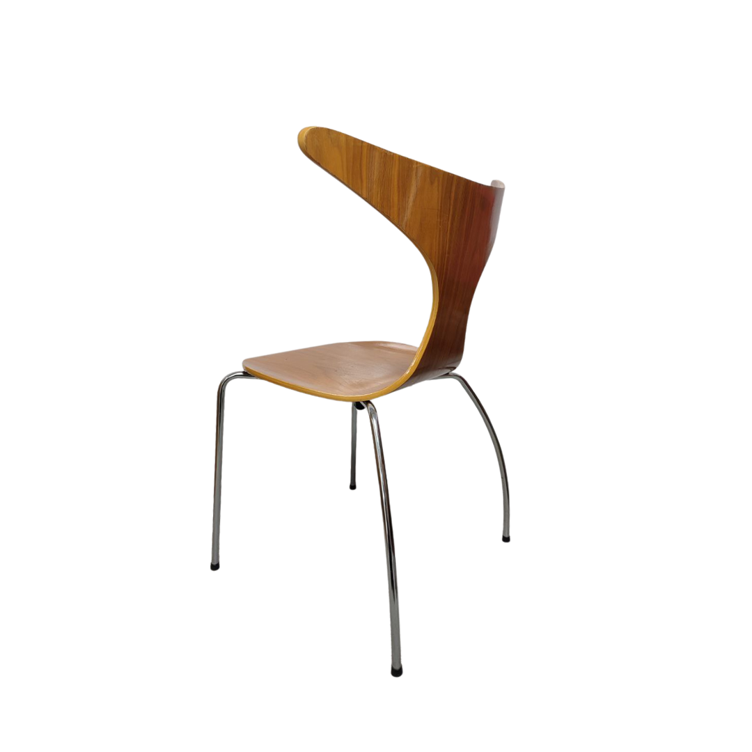Set of 4 Danish Dining Chairs by Bjarke Nielsen for Dan-Form