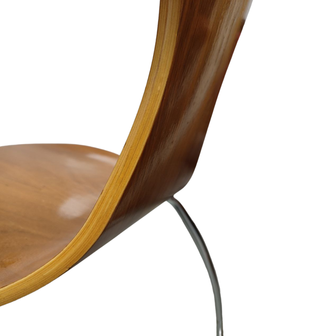 Set of 4 Danish Dining Chairs by Bjarke Nielsen for Dan-Form