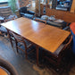 McIntosh Teak Extending Dining Table with Four Chairs