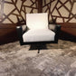 Italian-Style Swivel Lounge Chair with New Upholstery, 1950s — photograph 9