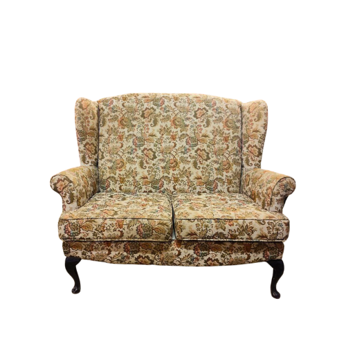 Refreshed Vintage Suite | Christie Tyler | Queen Anne Wingback Chairs