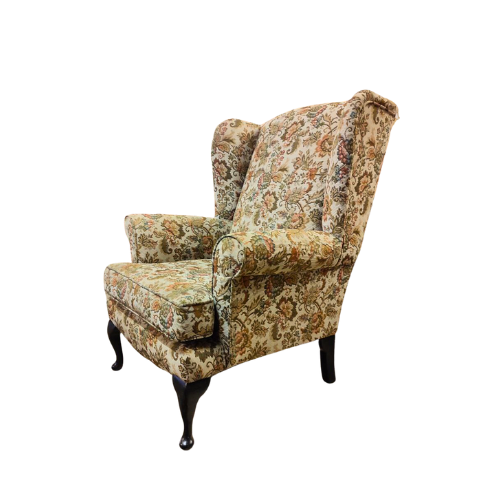 Refreshed Vintage Suite | Christie Tyler | Queen Anne Wingback Chairs