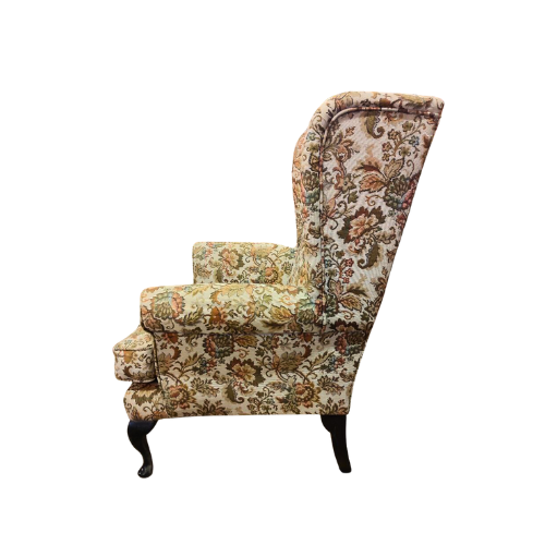 Refreshed Vintage Suite | Christie Tyler | Queen Anne Wingback Chairs