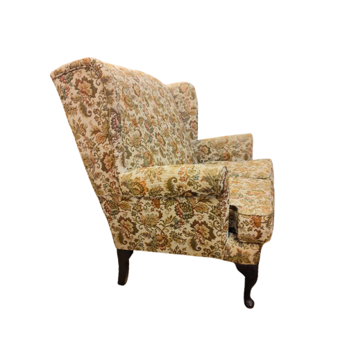 Refreshed Vintage Suite | Christie Tyler | Queen Anne Wingback Chairs