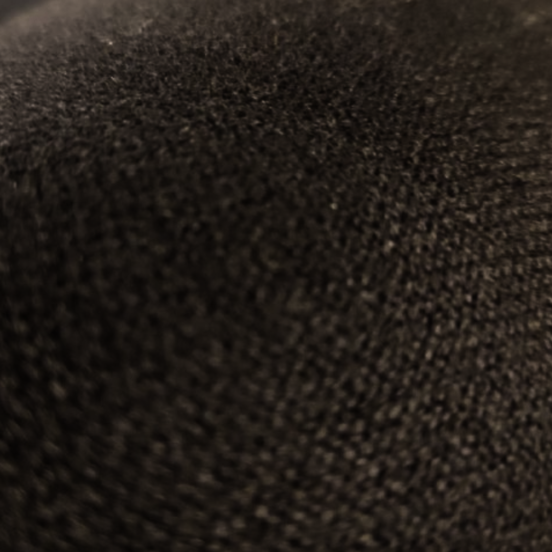 1960s Vintage Lounge Chair - Mid-Century Elegance in Midnight Black (New Upholstery)