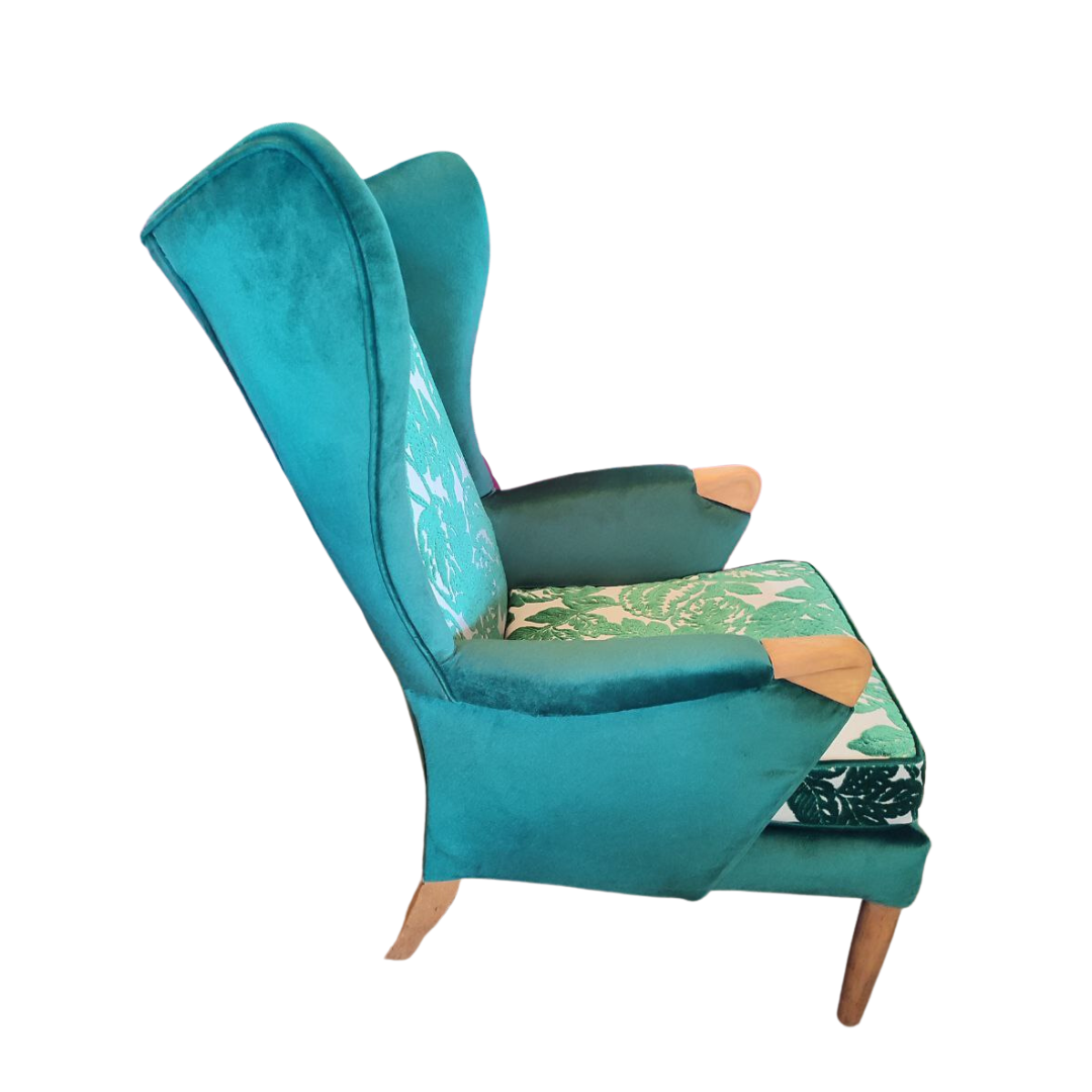Rare Vintage Parker Knoll Papa Bear Wingback Armchair Mid Century