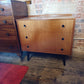 Austinsuite Teak Chest of Drawers with Teardrop Handles, 1960s — photograph 1