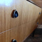 Austinsuite Teak Dressing Table with Mirror and Teardrop Handles — photograph 9