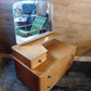 Austinsuite Teak Dressing Table with Mirror and Teardrop Handles — photograph 6