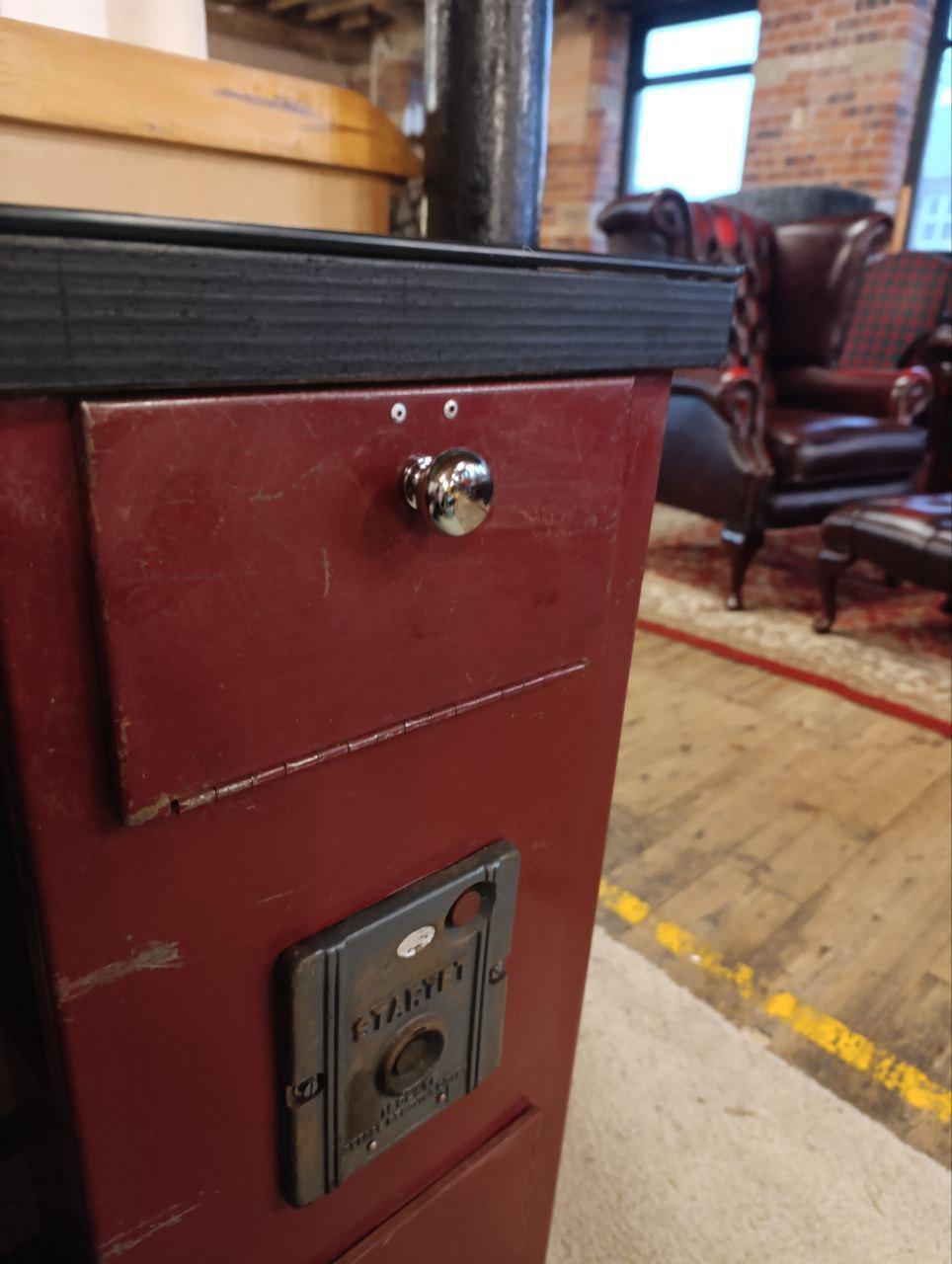 BUSMC Industrial Control Desk with Later Glass Top — photograph 8
