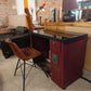BUSMC Industrial Control Desk with Later Glass Top — photograph 4