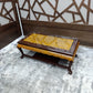 Chinoiserie Coffee Table with Carved Relief Panel — photograph 5