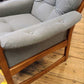 Cintique Easy Chair in Grey Wool-Blend Upholstery, 1950s — photograph 6