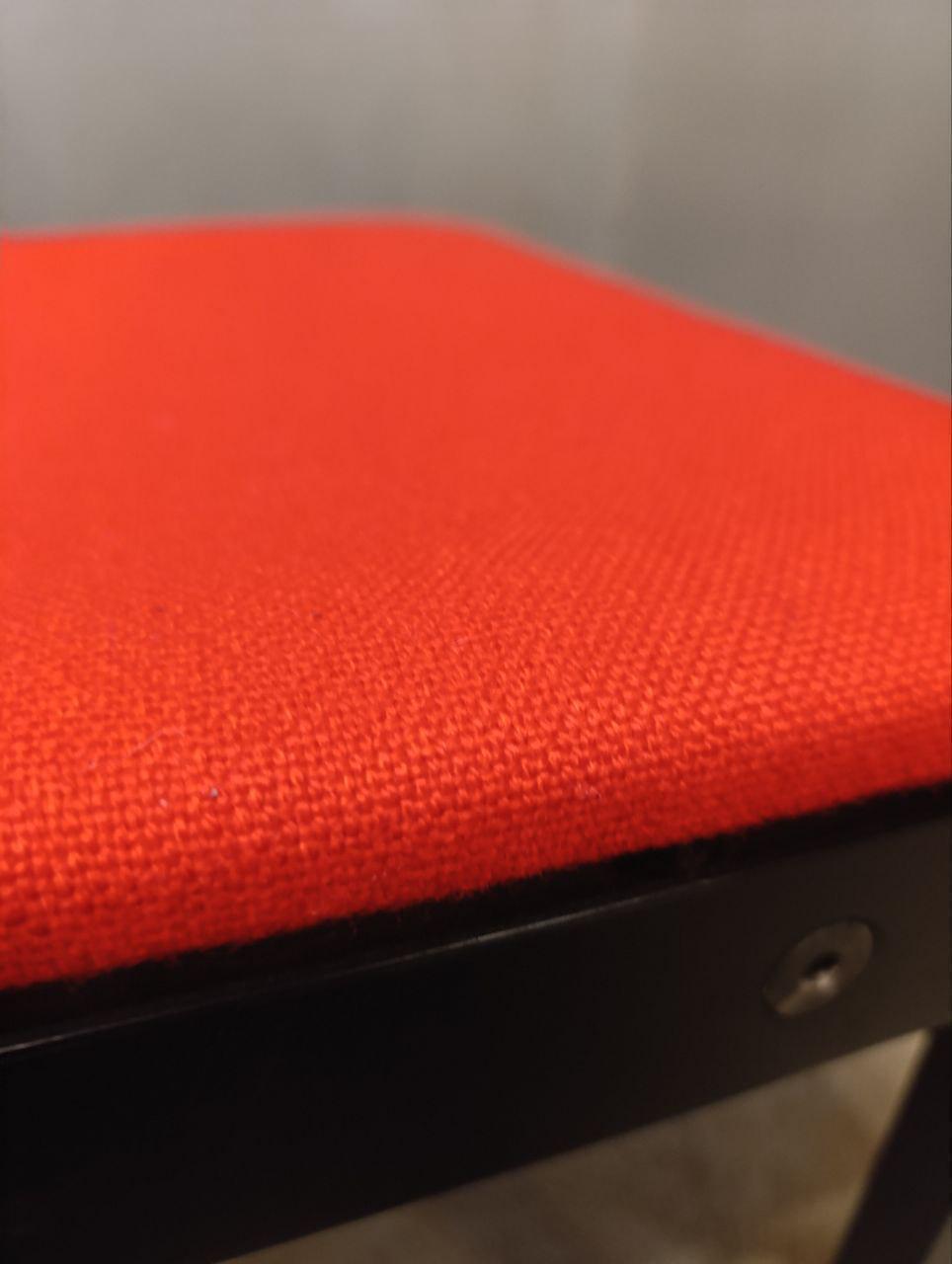 Walnut and Glass Dining Table with Six Fritz Hansen Chairs — photograph 9