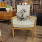 Rare Parker Knoll High Back Armchair with Boucle Fabric (NEW Upholstery)