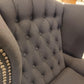 Newly Upholstered Chesterfield Queen Anne Chair (Three Available)