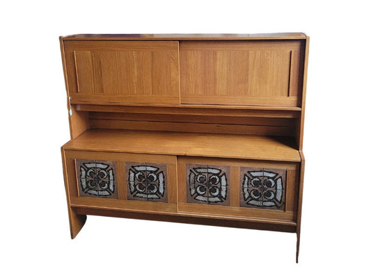 Mid-Century Gangso Mobler Danish Highboard Cabinet