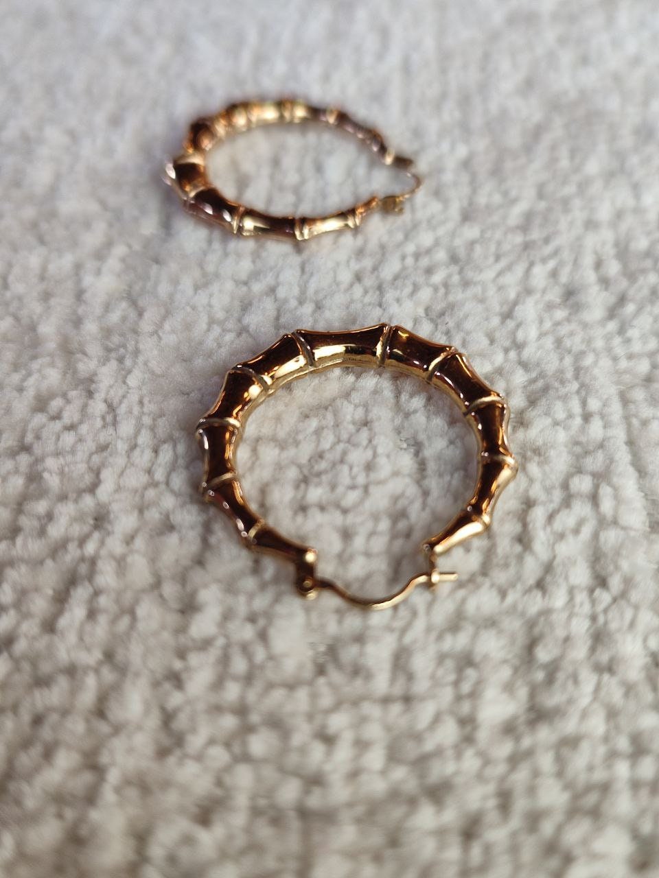 Elegant Vintage 9ct Gold Hoop Earrings | Timeless Beauty | Excellent Condition