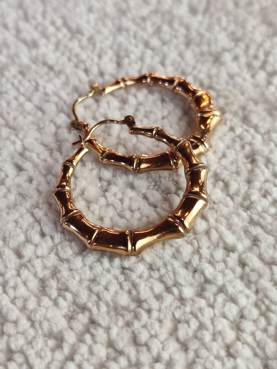 Elegant Vintage 9ct Gold Hoop Earrings | Timeless Beauty | Excellent Condition