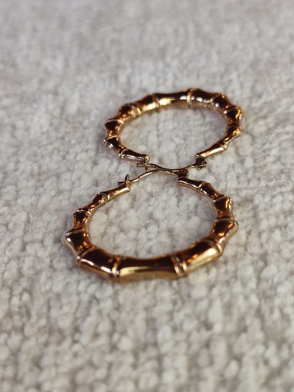 Elegant Vintage 9ct Gold Hoop Earrings | Timeless Beauty | Excellent Condition