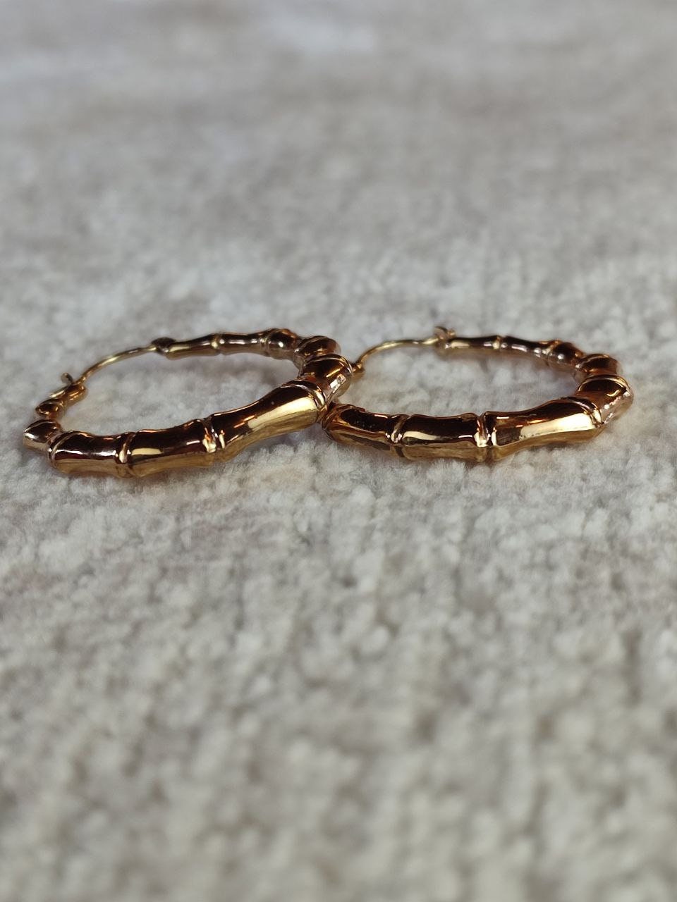 Elegant Vintage 9ct Gold Hoop Earrings | Timeless Beauty | Excellent Condition