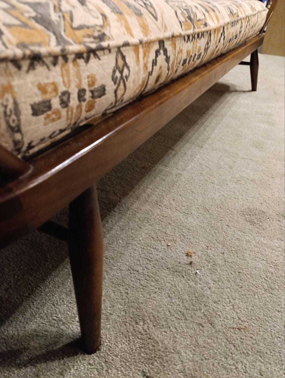 Iconic 1960s Ercol Studio Couch / Day Bed (with new upholstery)
