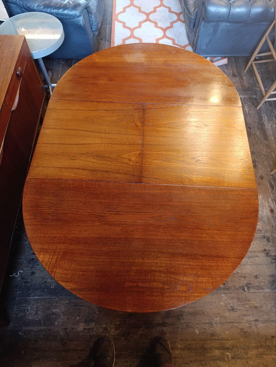 Rare Hans Olsen Teak Dining Set for Frem Røjle - 1950s - Newly Restored