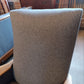 Rare Parker Knoll High Back Armchair with Grey Fabric (NEW Upholstery)
