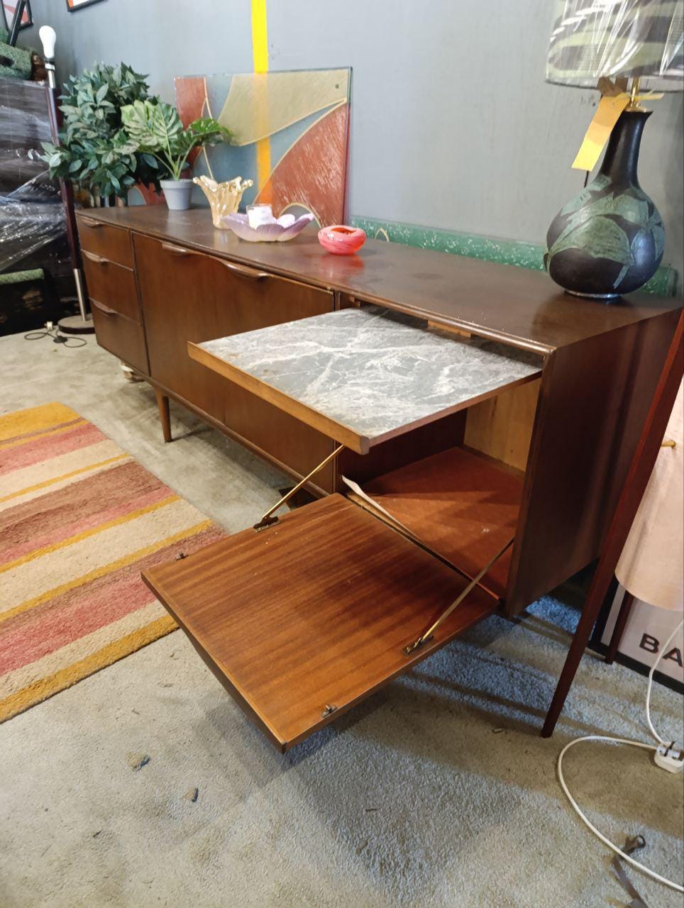 Vintage Mid-Century Teak Sideboard by Tom Robertson for McIntosh