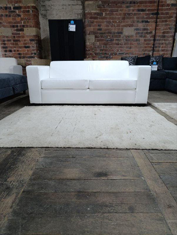 Retro Reproduction Mid Century 2-Seater Sofa - Stylish Leatherette Comfort