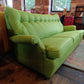 Iconic Parker Knoll N30 Sofa - Apple Green Wool - 1960s British Design
