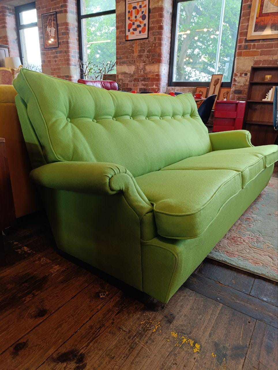 Iconic Parker Knoll N30 Three-Piece Suite - Apple Green Wool - 1960s British Design