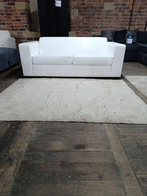 Retro Reproduction Mid Century 2-Seater Sofa - Stylish Leatherette Comfort