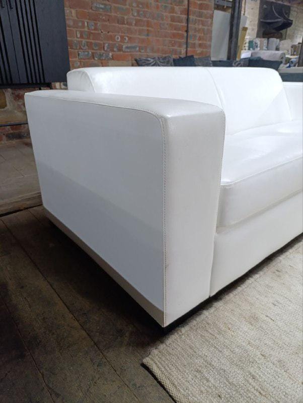 Retro Reproduction Mid Century 2-Seater Sofa - Stylish Leatherette Comfort