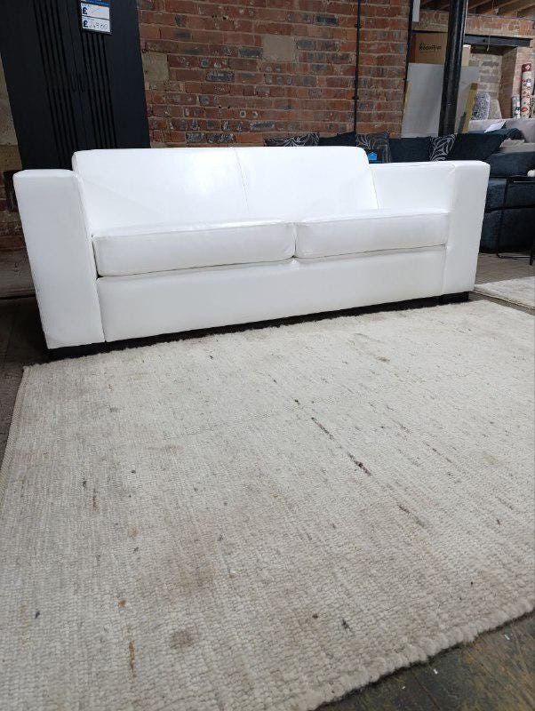 Retro Reproduction Mid Century 2-Seater Sofa - Stylish Leatherette Comfort