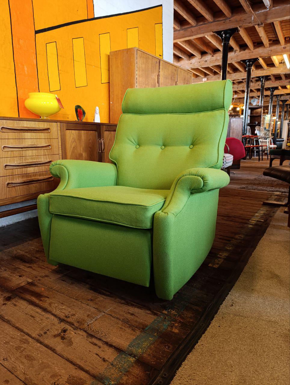 Iconic Parker Knoll N30 Three-Piece Suite - Apple Green Wool - 1960s British Design