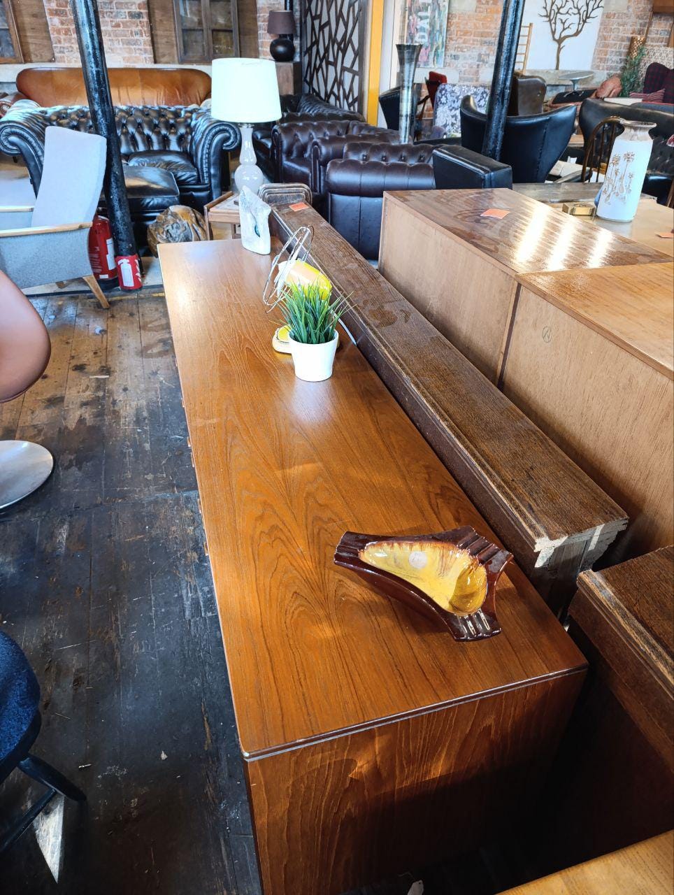 Vintage White and Newton of Portsmouth Sideboard - Mid Century Teak & Afromosia, 193cm Wide