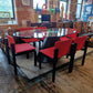 Mid-Century Modern Walnut & Glass Dining Set – Fritz Hansen Chairs