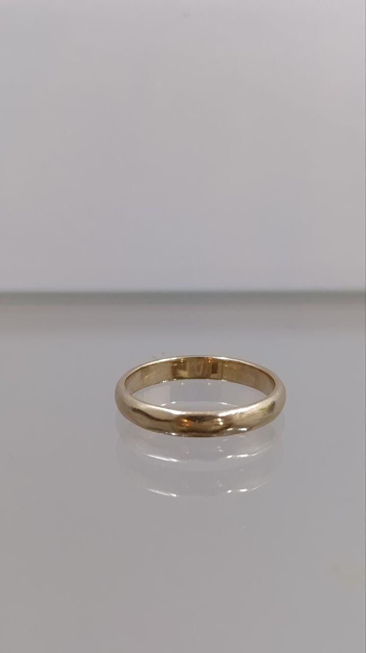 Vintage 1962 9ct Yellow Gold Wedding Band - London Hallmarked