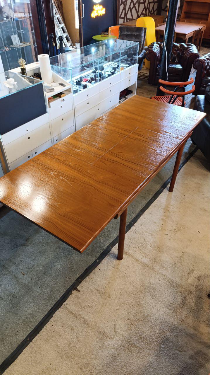 Rare Mid-Century White & Newton Extendable Teak Dining Table - 1960s British Design