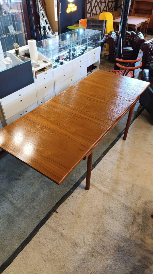 Rare Mid-Century White & Newton Extendable Teak Dining Table - 1960s British Design