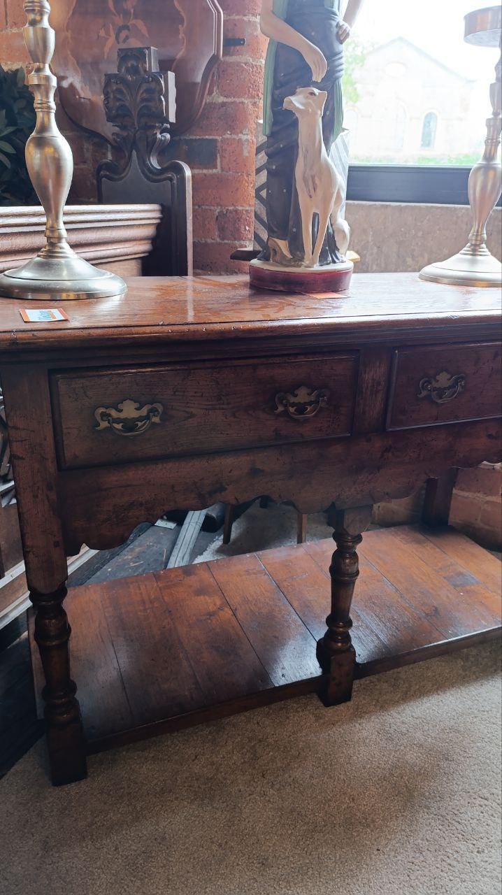 Titchmarsh & Goodwin Solid Oak Pot-Board Dresser Base