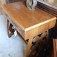 Arts & Crafts Revival Oak Veneered Console Table