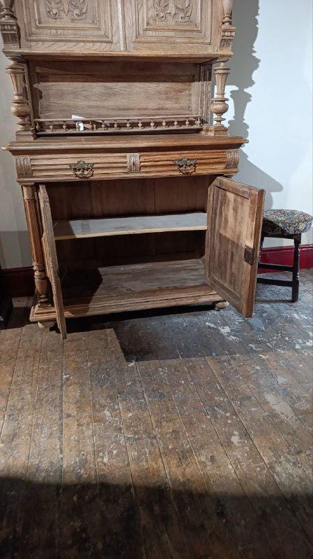 Exceptional Antique French Henri II Oak Buffet à Deux Corps – Late 19th Century